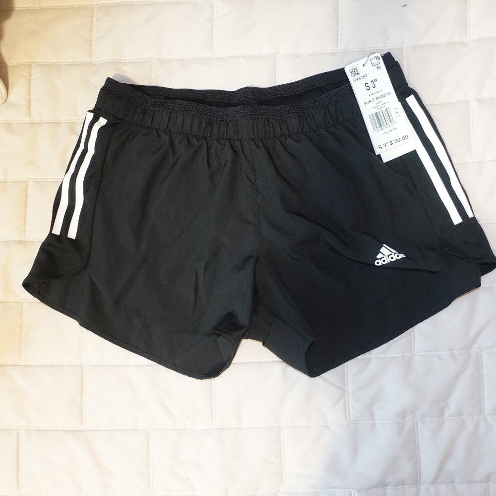 Adidas Run It Short Running Shorts Size Small NWT - B5